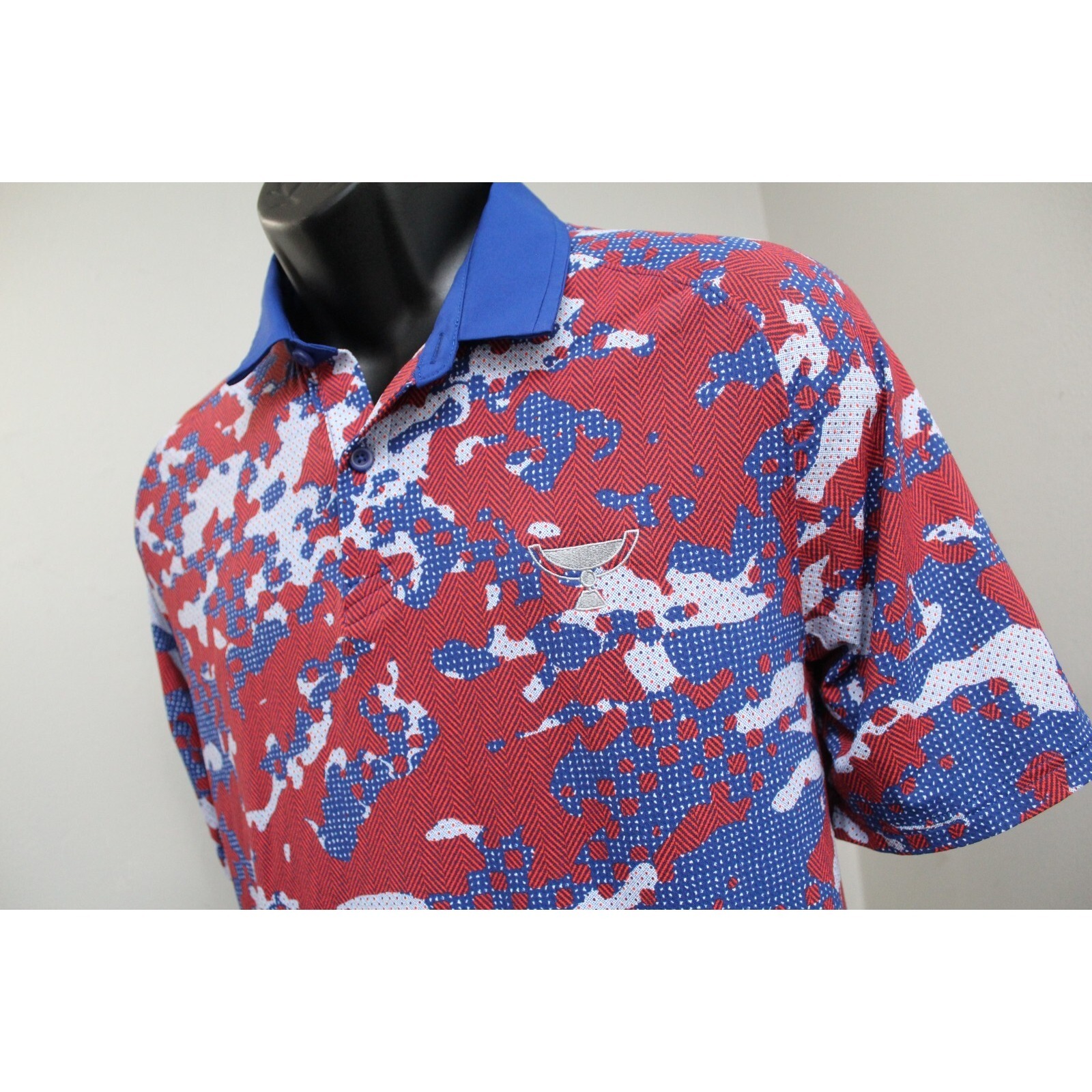 Under Armour East Lake Tour Championship Golf Polo Camo Iso Chill Nylon Men Larg